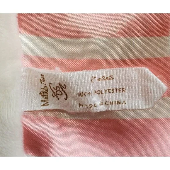 Matilda Jane Lovey Security Blanket Dream Chasers Rainbow Satin Trim Polka Dots - Picture 7 of 10